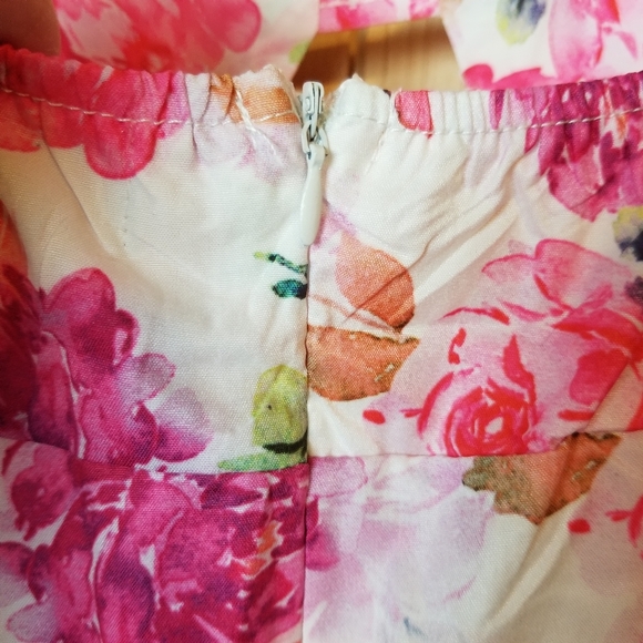 C+D+M Collection Sleeveless Spaghetti Strap Floral Midi Slip Dress NWT - Picture 7 of 15